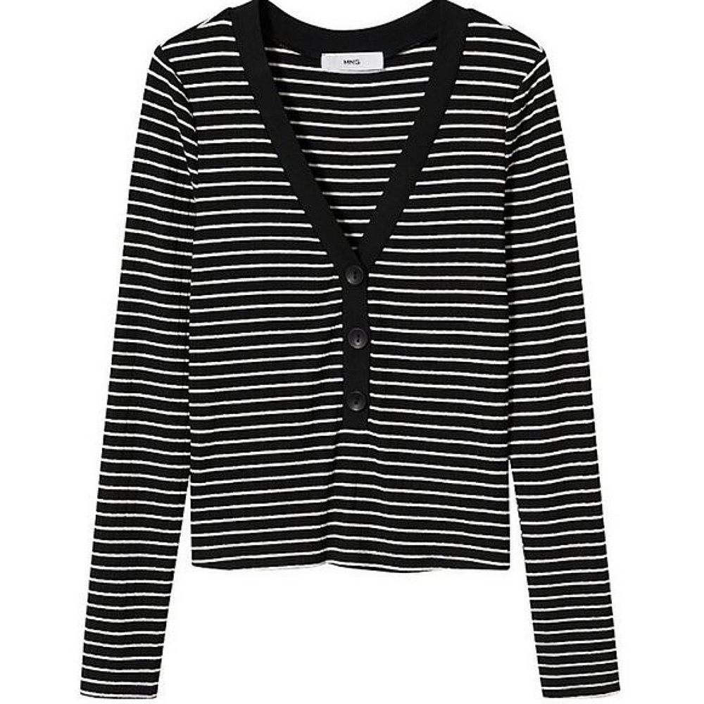 NWOT Buttoned Ribbed Shirt